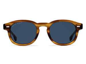 BOSS  Square sunglasses - BOSS 0999/S STRIPED BROWN