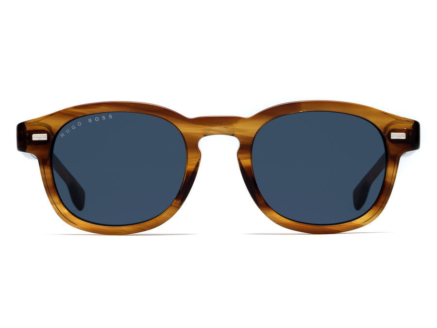 BOSS  Square sunglasses - BOSS 0999/S STRIPED BROWN