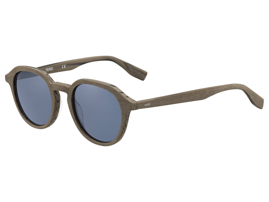 HUGO  Round sunglasses - HG 0321/S Matte Beige Wood