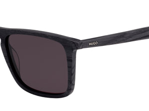 HUGO  Square Sunglasses - HG 0320/S Matte Grey Wood