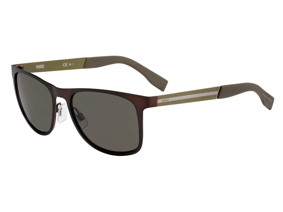 HUGO  Square sunglasses - HG 0244/S Matte Brown Green