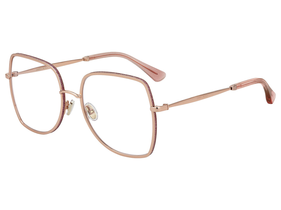 Jimmy Choo  Square Frame - JC228 Gold Pink