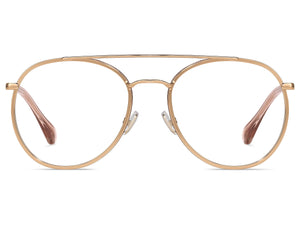 Jimmy Choo  Round Frame - JC230 Gold Pink