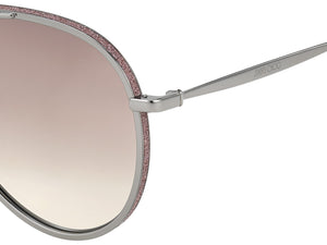 Jimmy Choo  Aviator sunglasses - TRINY/S Silver Pink