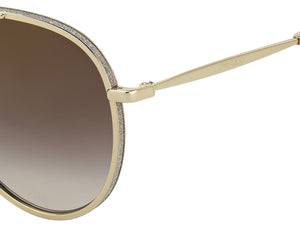 Jimmy Choo  Aviator sunglasses - TRINY/S Gold