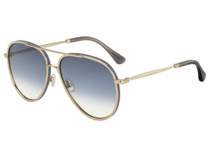 Jimmy Choo  Aviator sunglasses - TRINY/S Gold Blue