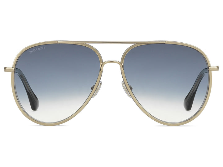 Jimmy Choo  Aviator sunglasses - TRINY/S Gold Blue