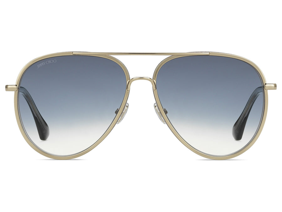 Jimmy Choo  Aviator sunglasses - TRINY/S Gold Blue