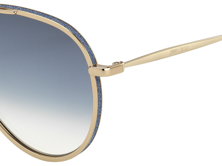 Jimmy Choo  Aviator sunglasses - TRINY/S Gold Blue