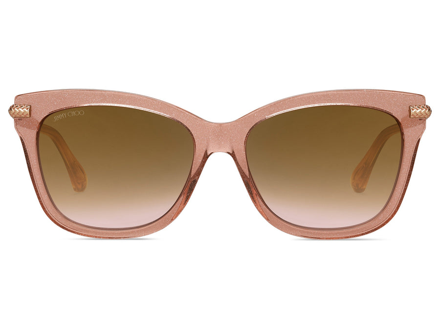 Jimmy Choo  Cat-Eye sunglasses - SHADE/S Pink Glitter