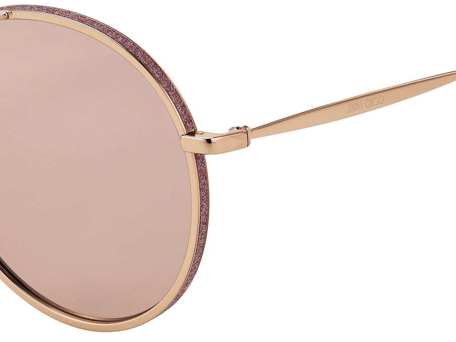 Jimmy Choo  Round sunglasses - LENI/F/S Gold Pink