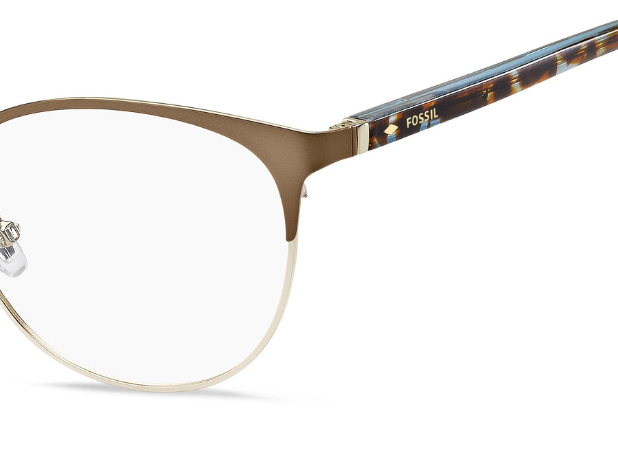 Fossil  Round Frame - FOS 7041 Brown