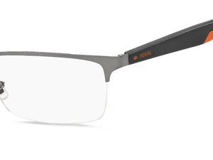 Fossil  Square Frame - FOS 7047 Matte Dark Ruthenium