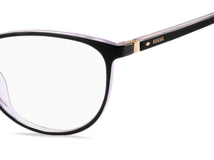 Fossil  Round Frame - FOS 7050 Black Lilac