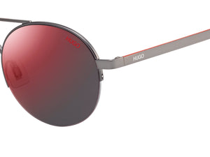 HUGO  Round sunglasses - HG 1032/S Matte Dark Ruthenium