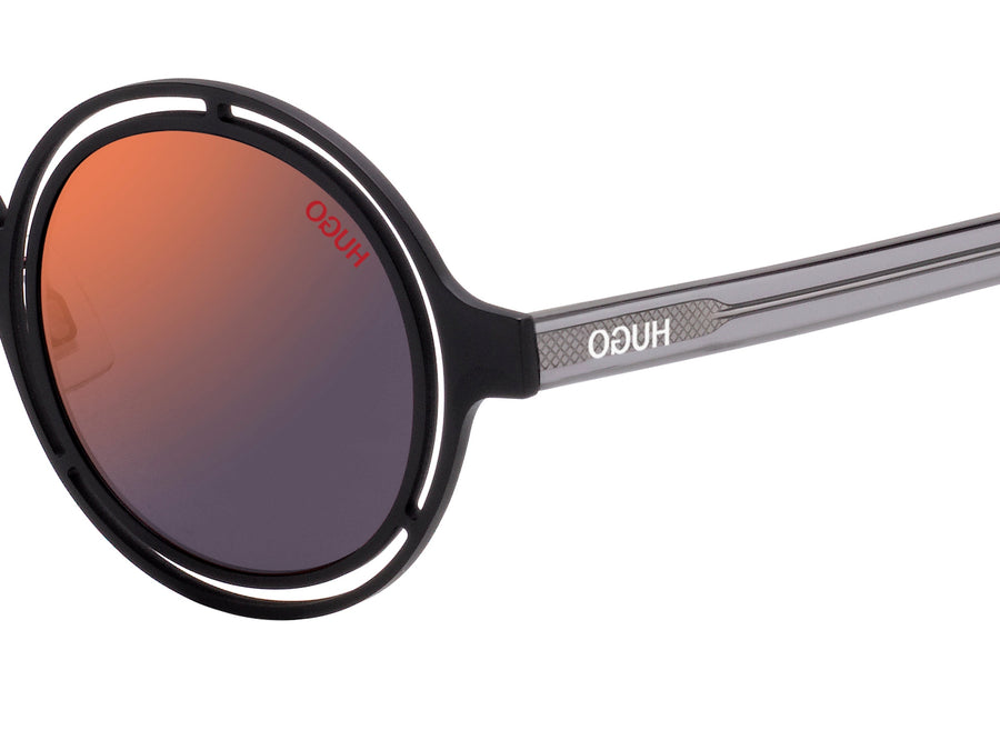 HUGO  Round sunglasses - HG 1021/S Matte Black Red