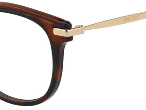 Jimmy Choo  Round Frame - JC247 Havana Glitter Brown