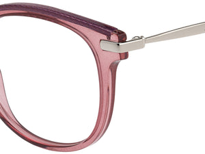 Jimmy Choo  Round Frame - JC247 Burgundy Gold Glitter