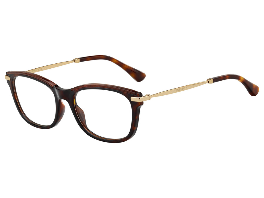 Jimmy Choo  Cat-Eye Frame - JC248 Havana Glitter Brown