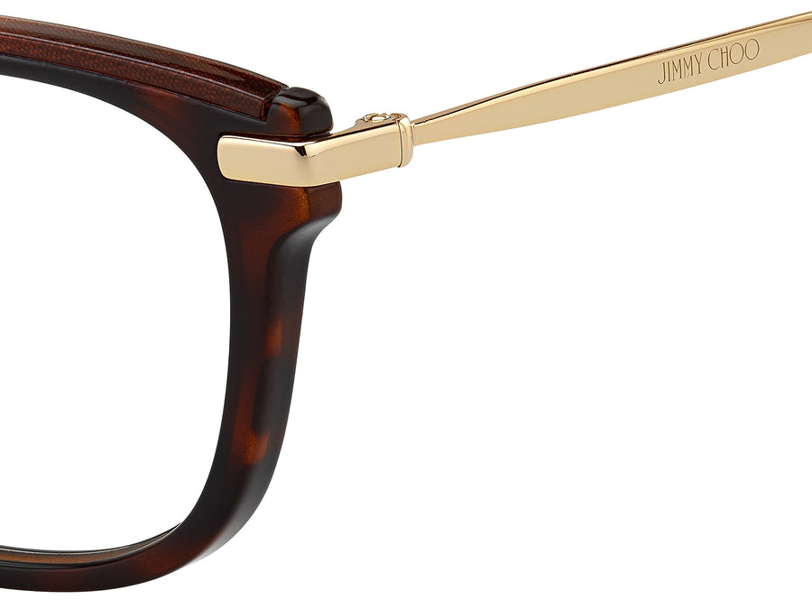 Jimmy Choo  Cat-Eye Frame - JC248 Havana Glitter Brown