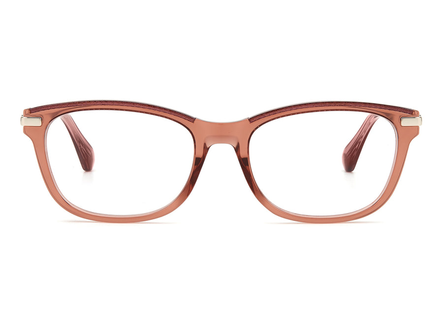 Jimmy Choo  Cat-Eye Frame - JC248 Burgundy Gold Glitter