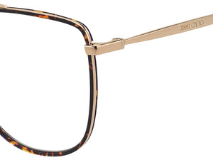 Jimmy Choo  Square Frame - JC250 Gold Havana