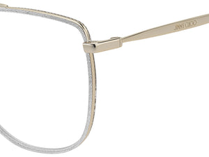 Jimmy Choo  Square Frame - JC250 Glitter Silver