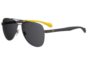 BOSS  Aviator sunglasses - BOSS 1077/S MATTE RUTHENIUM BLACK