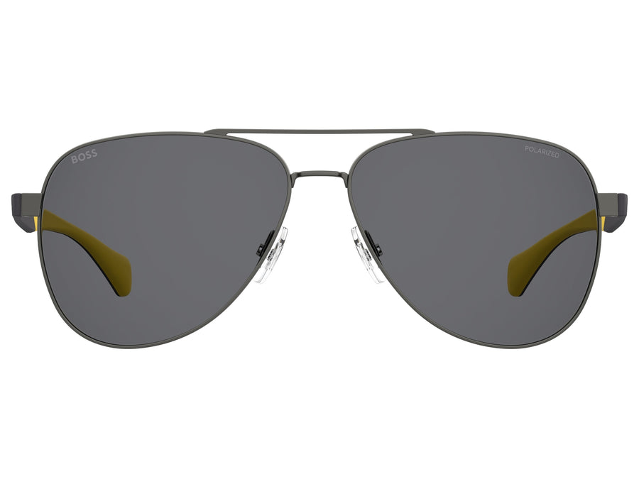 BOSS  Aviator sunglasses - BOSS 1077/S MATTE RUTHENIUM BLACK