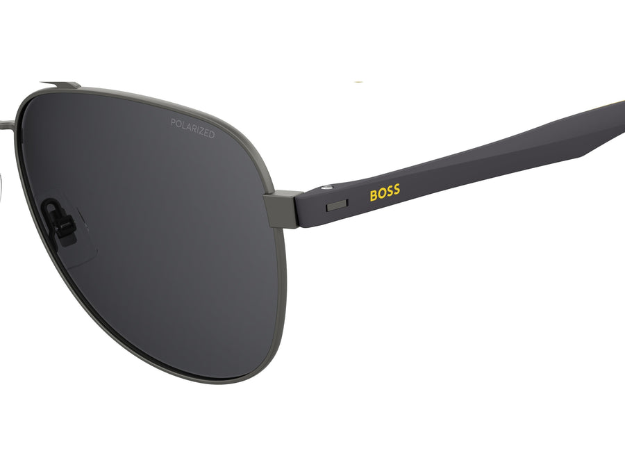 BOSS  Aviator sunglasses - BOSS 1077/S MATTE RUTHENIUM BLACK