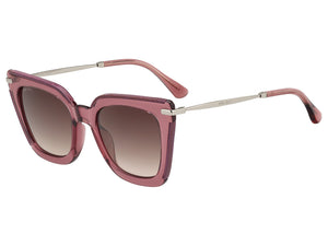 Jimmy Choo  Square sunglasses - CIARA/G/S Burgundy Gold Glitter