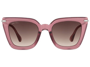 Jimmy Choo  Square sunglasses - CIARA/G/S Burgundy Gold Glitter