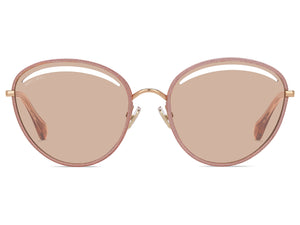 Jimmy Choo  Round sunglasses - MALYA/S Nude Glitter