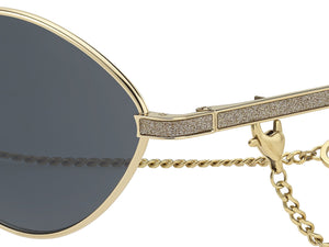 Jimmy Choo  Round sunglasses - SONNY/S Gold Grey