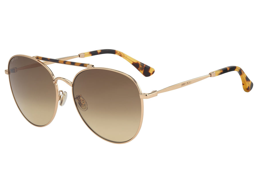 Jimmy Choo  Aviator sunglasses - ABBIE/G/S Gold Havana