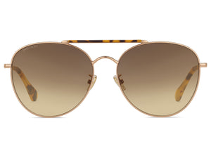 Jimmy Choo  Aviator sunglasses - ABBIE/G/S Gold Havana