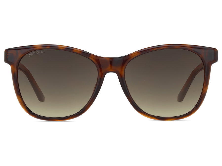 Jimmy Choo  Cat-Eye sunglasses - JUNE/F/S Havana