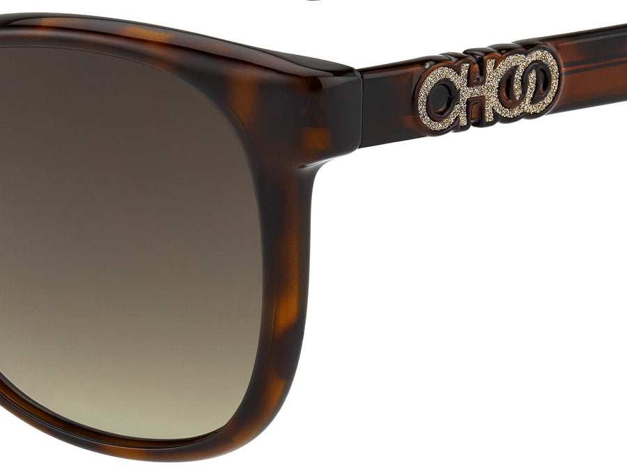 Jimmy Choo  Cat-Eye sunglasses - JUNE/F/S Havana