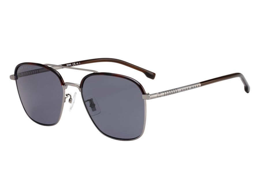 BOSS  Aviator sunglasses - BOSS 1106/F/S MATTE RUTHENIUM