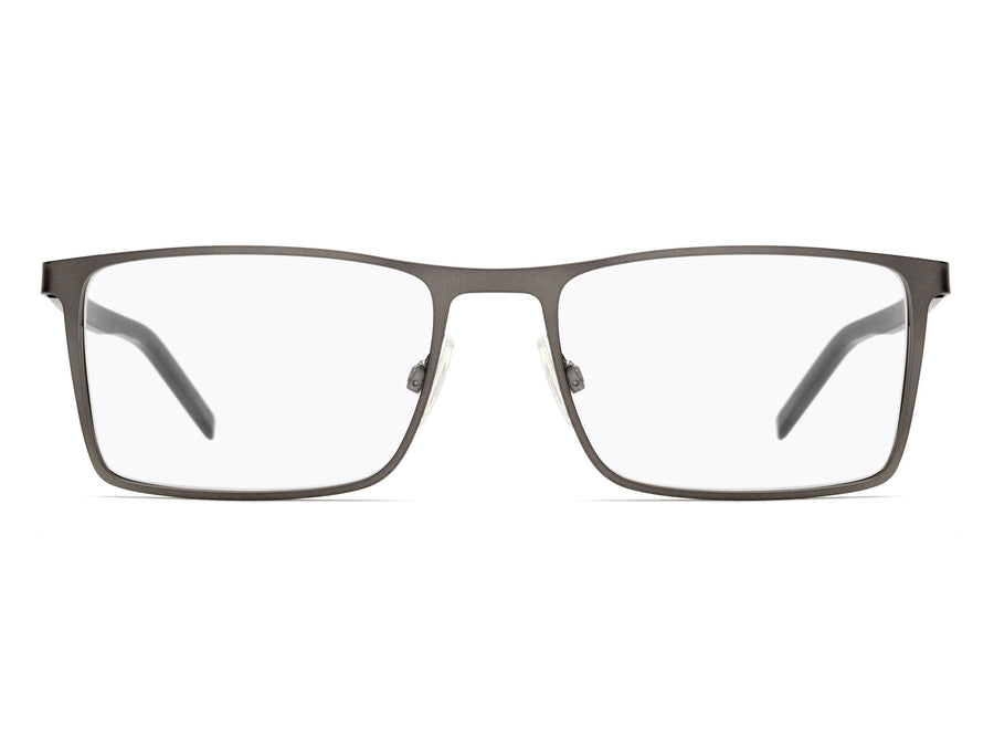 HUGO  Square Frame - HG 1056 Matte Dark Ruthenium