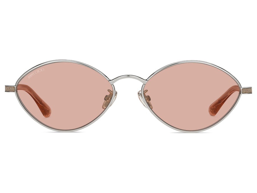 Jimmy Choo  Round sunglasses - SONNY/S Peach Palladium