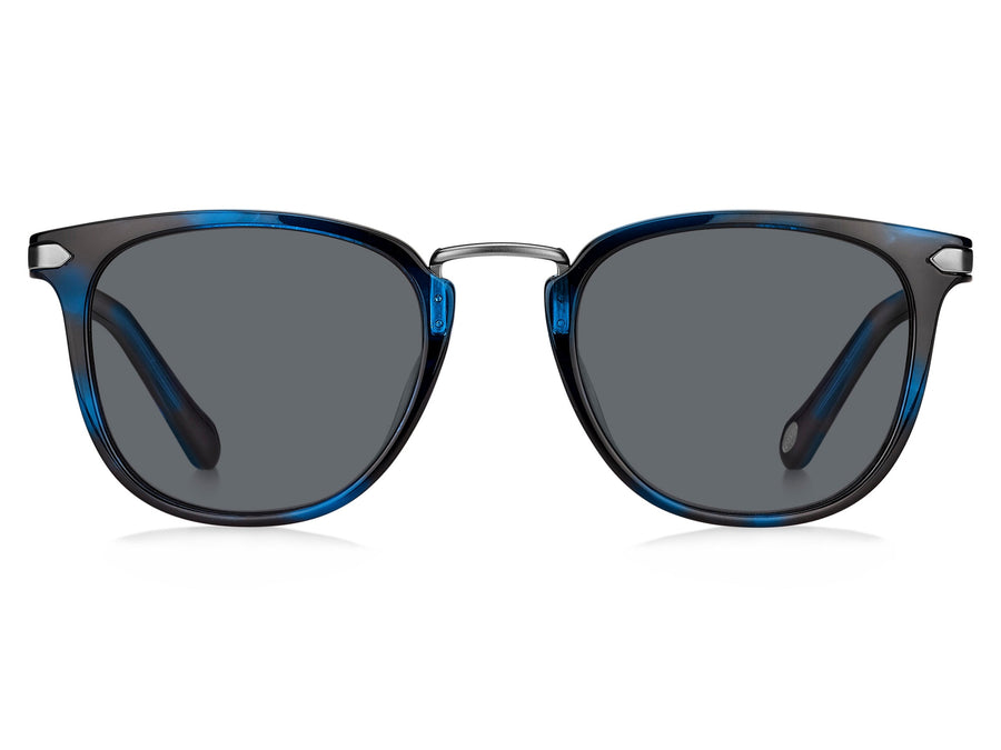 Fossil  Round sunglasses - FOS 2099/G/S Blue Horn