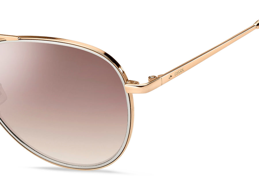 Fossil  Aviator sunglasses - FOS 2096/G/S Rose Gold