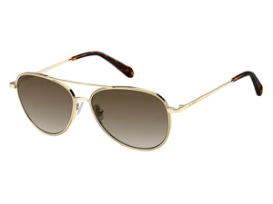 Fossil  Aviator sunglasses - FOS 2096/G/S Light Gold