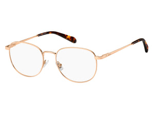 Fossil  Round Frame - FOS 7072/G Red Gold