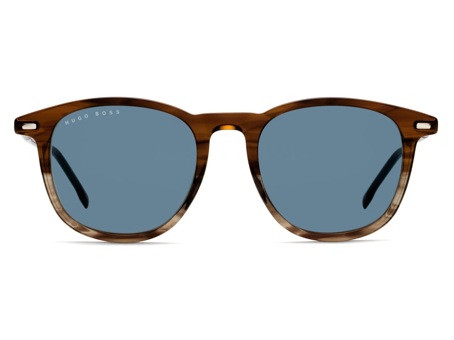 BOSS  Round sunglasses - BOSS 1121/S BROWN HORN