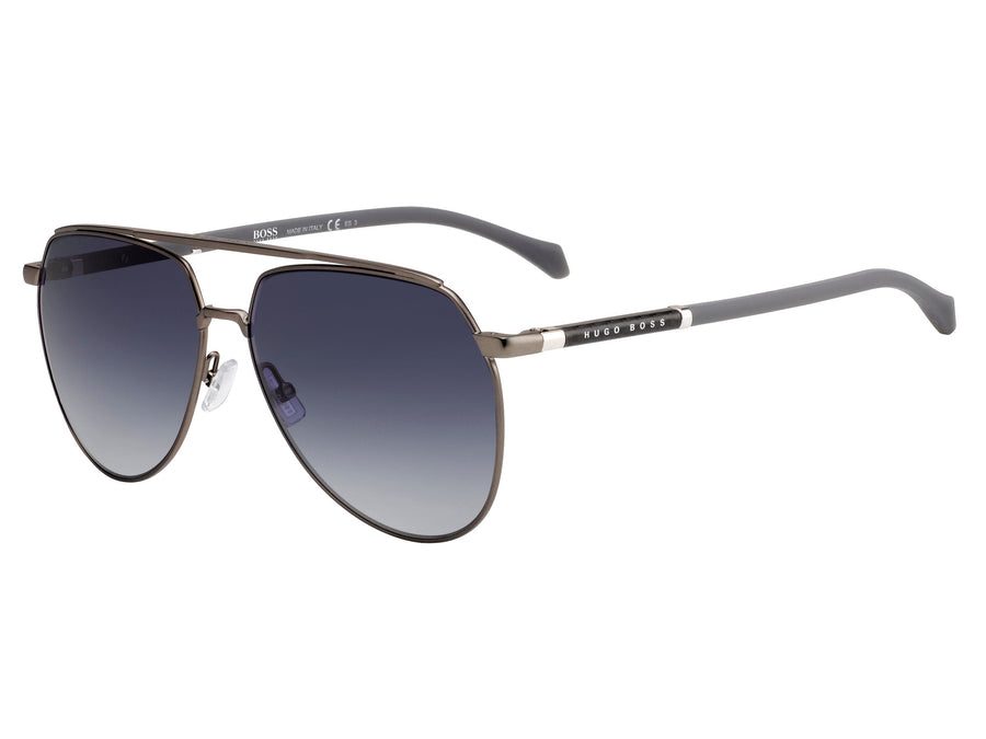 BOSS  Aviator sunglasses - BOSS 1130/S MATTE DARK RUTHENIUM