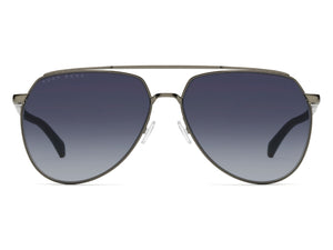 BOSS  Aviator sunglasses - BOSS 1130/S MATTE DARK RUTHENIUM