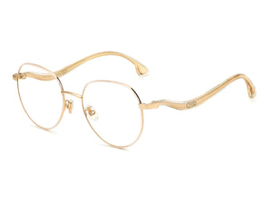 Jimmy Choo  Round Frame - JC260/G Gold Pink