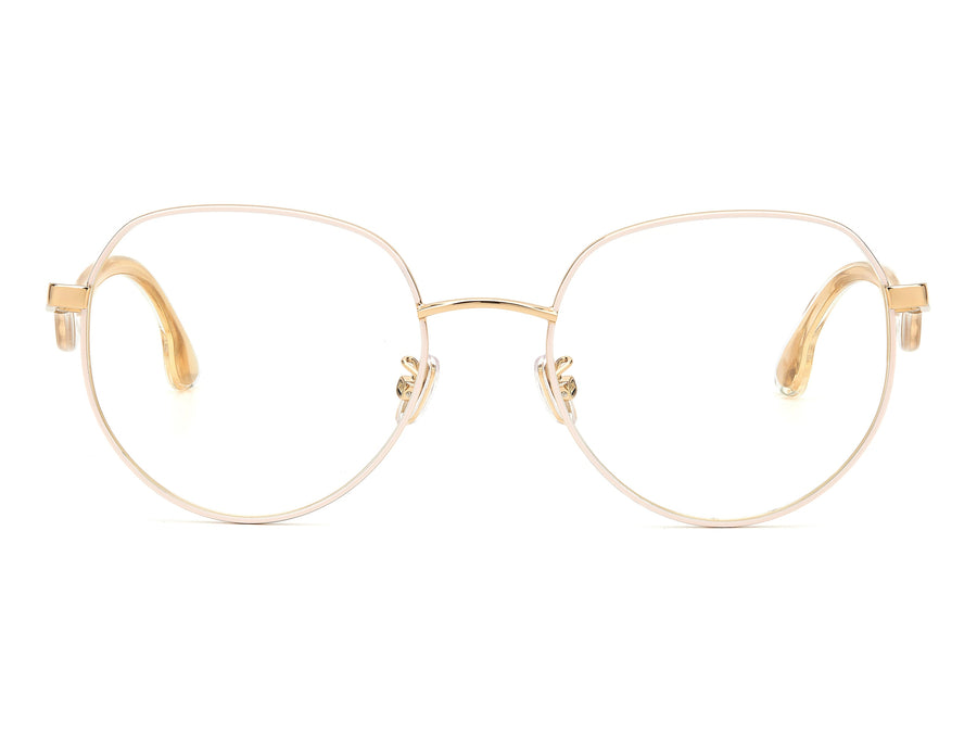 Jimmy Choo  Round Frame - JC260/G Gold Pink